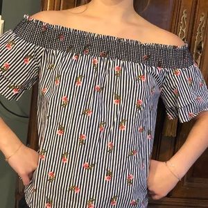 Blue Rain women’s off the shoulder top